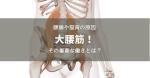 腰痛などほとんどの不調の原因〜大腰筋！その重要な働きとは？